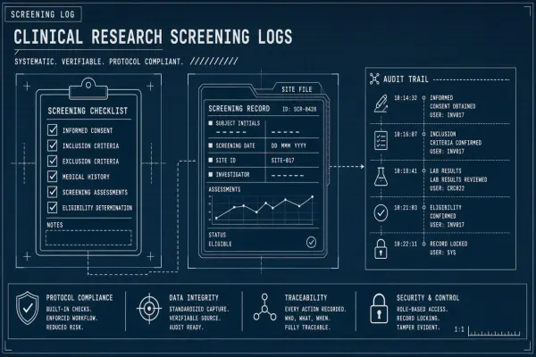 AI Workflow for Clinical Research Coordinators: Screening Logs