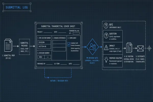 AI Workflow for Construction: Submittal Cover Letters and RFI Drafts