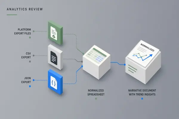 AI Workflow for Turning Creator Analytics into Actionable Narratives