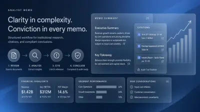 AI Workflow for Investment Analysts: Memo First Drafts