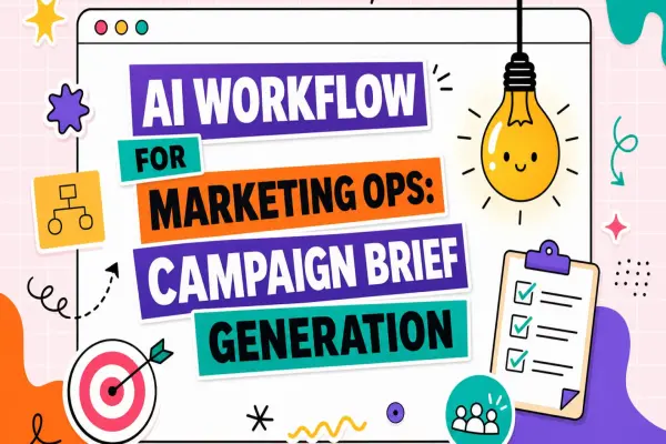 AI Workflow for Marketing Ops: Campaign Brief Generation