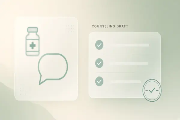 AI Workflow for Pharmacies: Medication Counseling Script Drafts