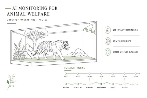 AI Zoo Animal Welfare Monitoring: Behavior Ethograms From Enclosure Video