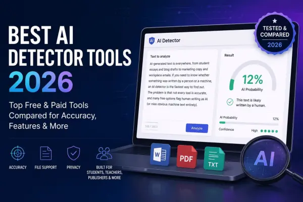 Best AI Detector Tools in 2026: Free & Paid Options Compared