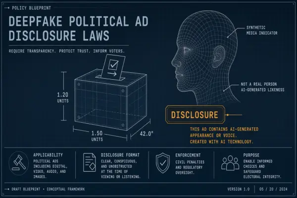 Deepfake Political Ad Disclosure Laws: 2026 State and Federal Updates