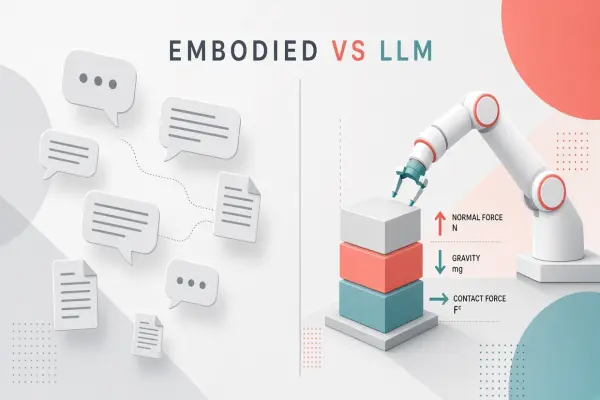Embodied AI vs LLM Agents: Why Chatbots Cannot Replace Physical World Models