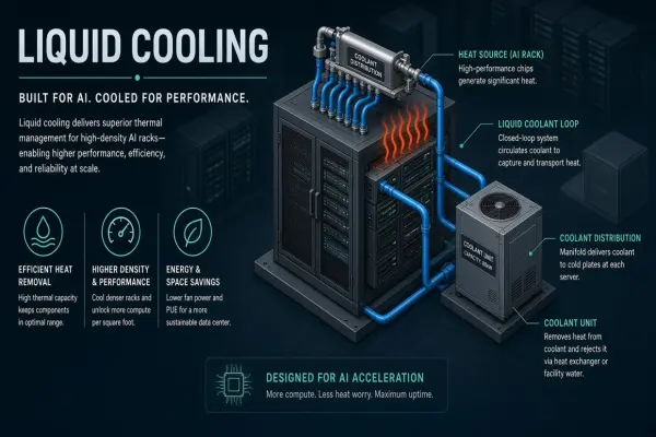 Liquid Cooling for AI Racks: 2026 Data Center Adoption News