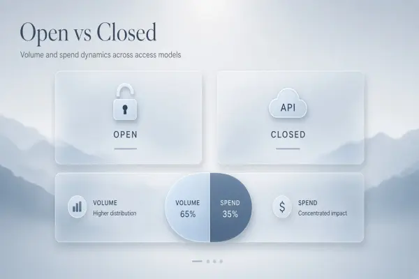 Open Weight vs Closed Models: 2026 Market Share Signals
