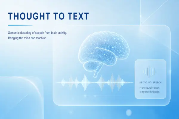 Semantic Decoding: When AI Reconstructs Speech From Brain Activity