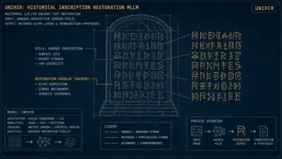 UniHIR: Self-Refining MLLMs Restore Damaged Historical Inscriptions End-to-End