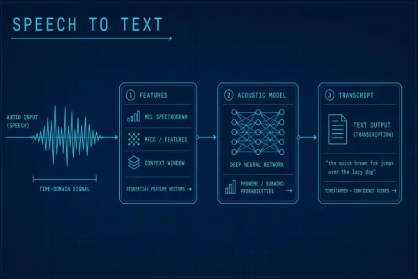 Speech-to-Text AI Explained: From Audio Waveforms to Transcripts