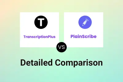 TranscriptionPlus vs PlainScribe