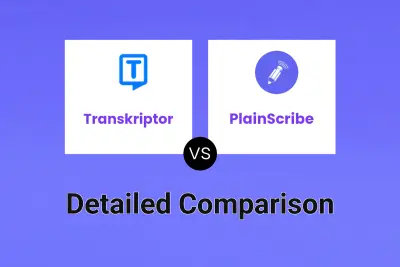 Transkriptor vs PlainScribe