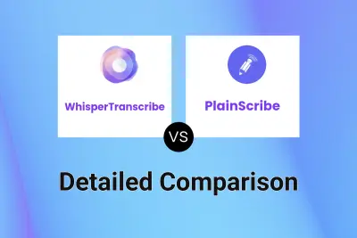 WhisperTranscribe vs PlainScribe