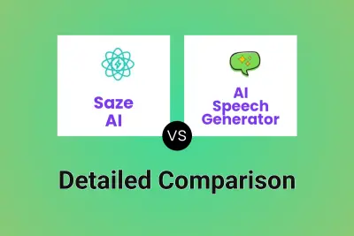 Saze AI vs AI Speech Generator