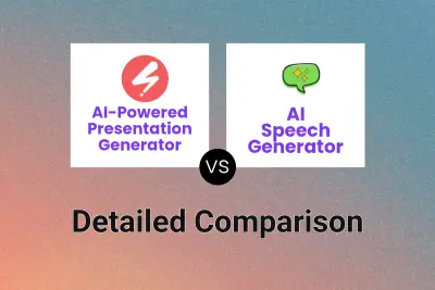 AI-Powered Presentation Generator vs AI Speech Generator