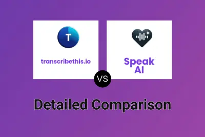 transcribethis.io vs Speak AI