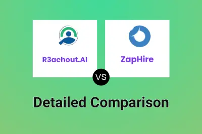 R3achout.AI vs ZapHire Detailed comparison features, price