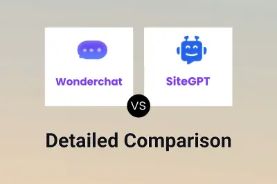 Wonderchat vs SiteGPT Detailed comparison features, price