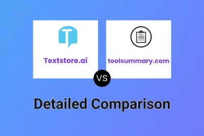 Textstore.ai vs toolsummary.com