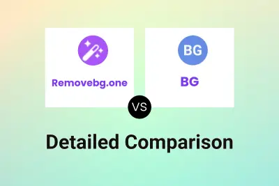 Removebg.one vs BG Detailed comparison features, price