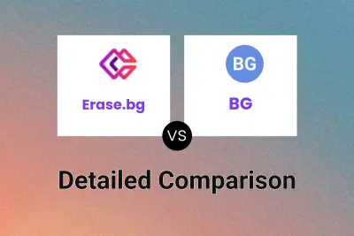 Erase.bg vs BG Detailed comparison features, price