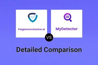 Plagiarismchecker.ai vs MyDetector