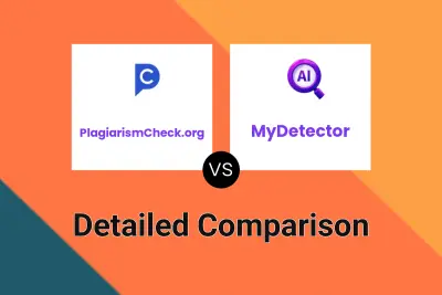 PlagiarismCheck.org vs MyDetector