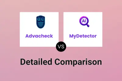 Advacheck vs MyDetector