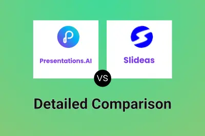 Presentations.AI vs Slideas Detailed comparison features, price