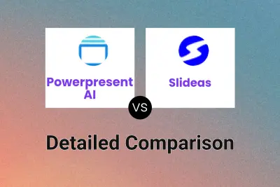 Powerpresent AI vs Slideas Detailed comparison features, price