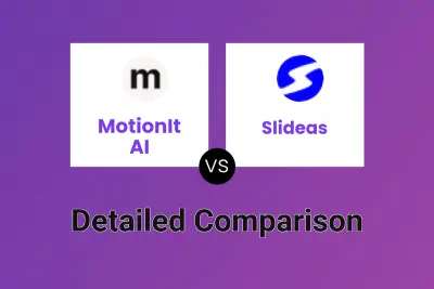 MotionIt AI vs Slideas Detailed comparison features, price