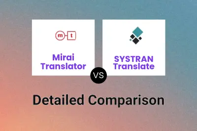 Mirai Translator vs SYSTRAN Translate