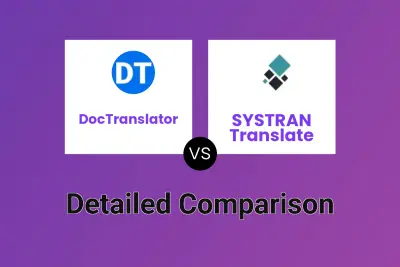 DocTranslator vs SYSTRAN Translate