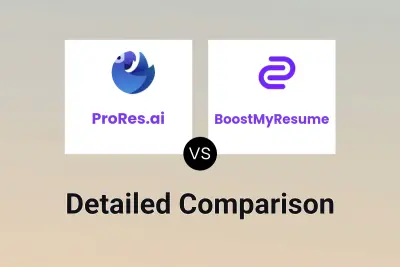 ProRes.ai vs BoostMyResume Detailed comparison features, price