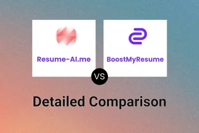 Resume-AI.me vs BoostMyResume Detailed comparison features, price