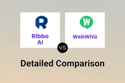 Ribbo AI vs WebWhiz Detailed comparison features, price