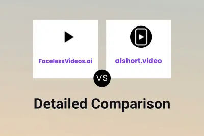 FacelessVideos.ai vs aishort.video