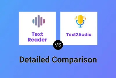 Text Reader vs Text2Audio