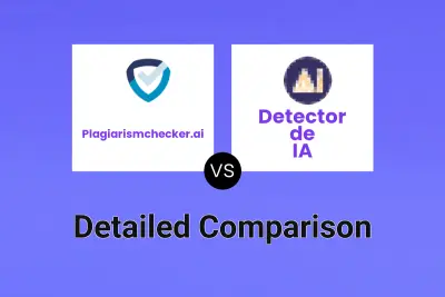 Plagiarismchecker.ai vs Detector de IA