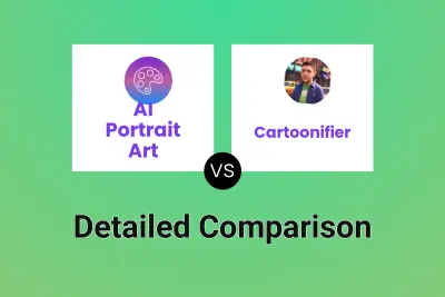 AI Portrait Art vs Cartoonifier