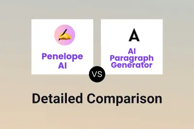 Penelope AI vs AI Paragraph Generator Detailed comparison features, price