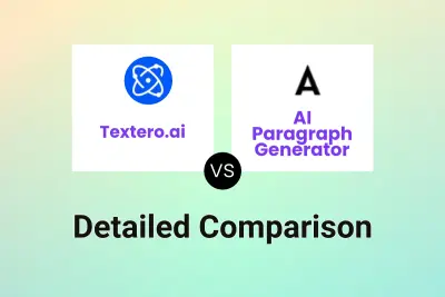 Textero.ai vs AI Paragraph Generator Detailed comparison features, price