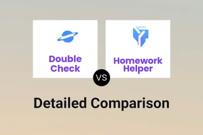 Double Check vs Homework Helper