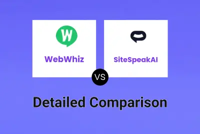 WebWhiz vs SiteSpeakAI Detailed comparison features, price