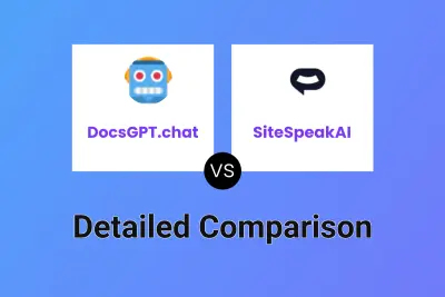 DocsGPT.chat vs SiteSpeakAI Detailed comparison features, price