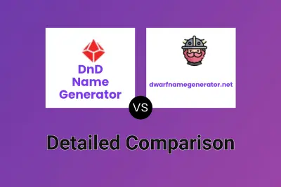 DnD Name Generator vs dwarfnamegenerator.net