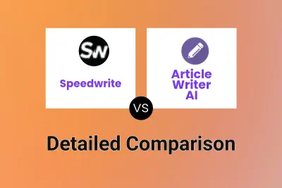 Speedwrite vs Article Writer AI