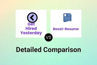 Get Hired Yesterday vs Boost-Resume