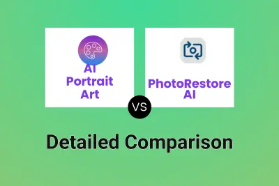 AI Portrait Art vs PhotoRestore AI